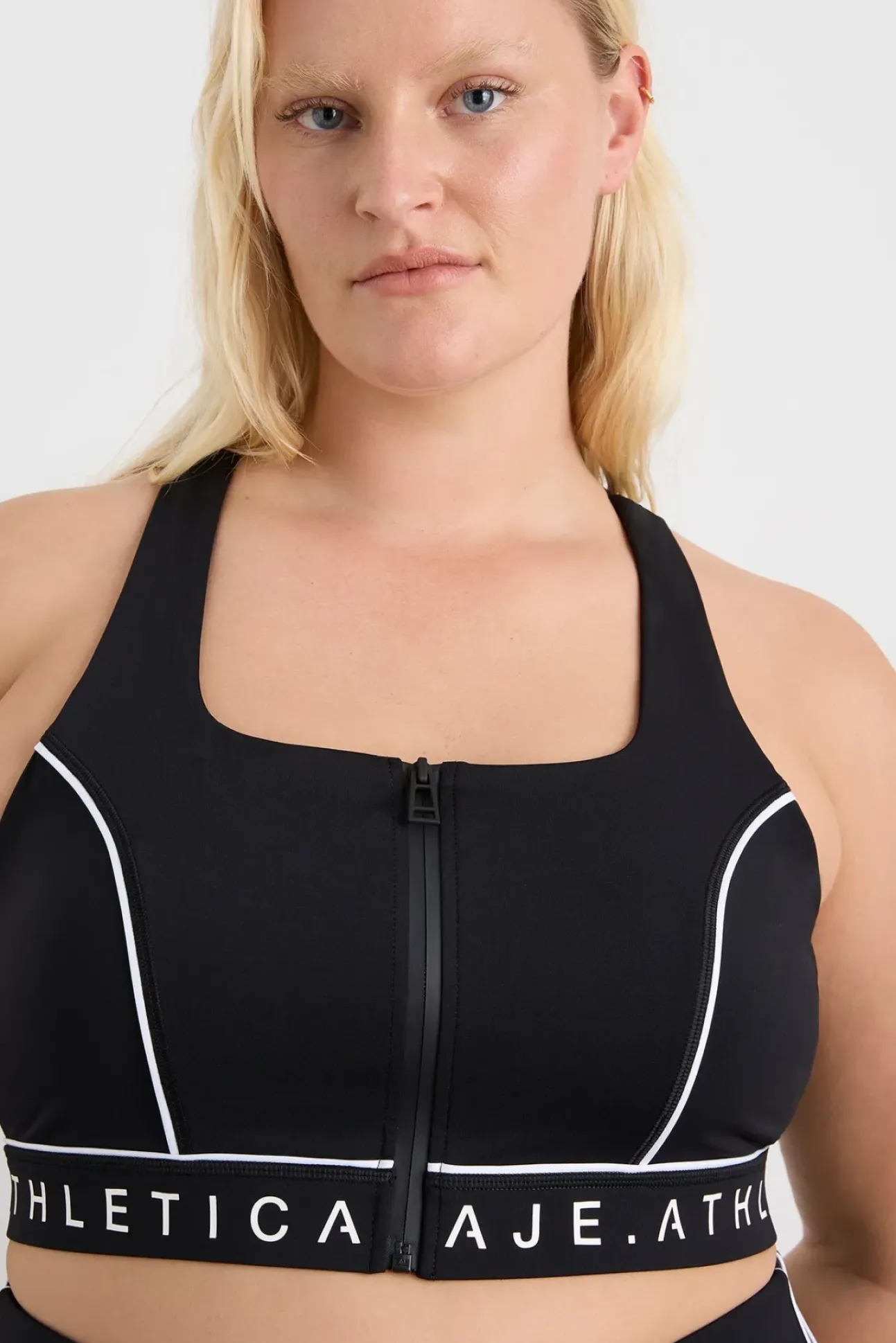 Zip Front Sports Bra 329