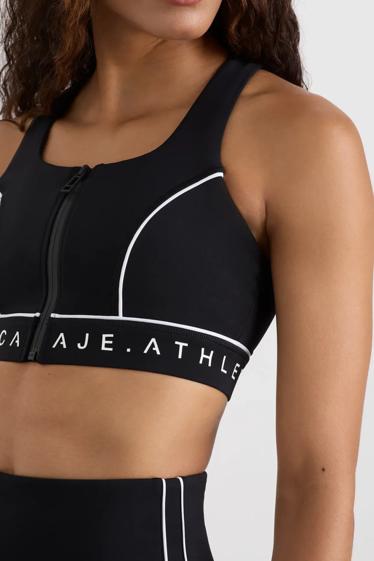 Zip Front Sports Bra 329