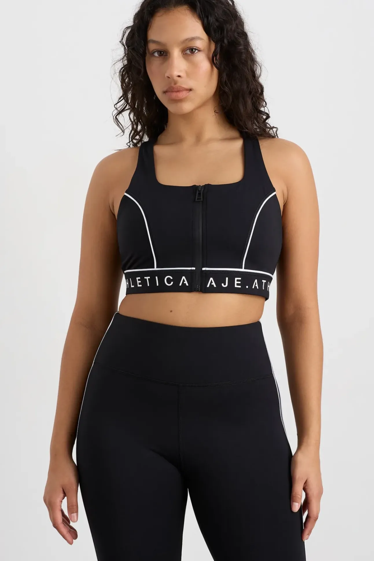 Zip Front Sports Bra 329