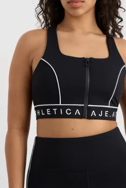 Zip Front Sports Bra 329