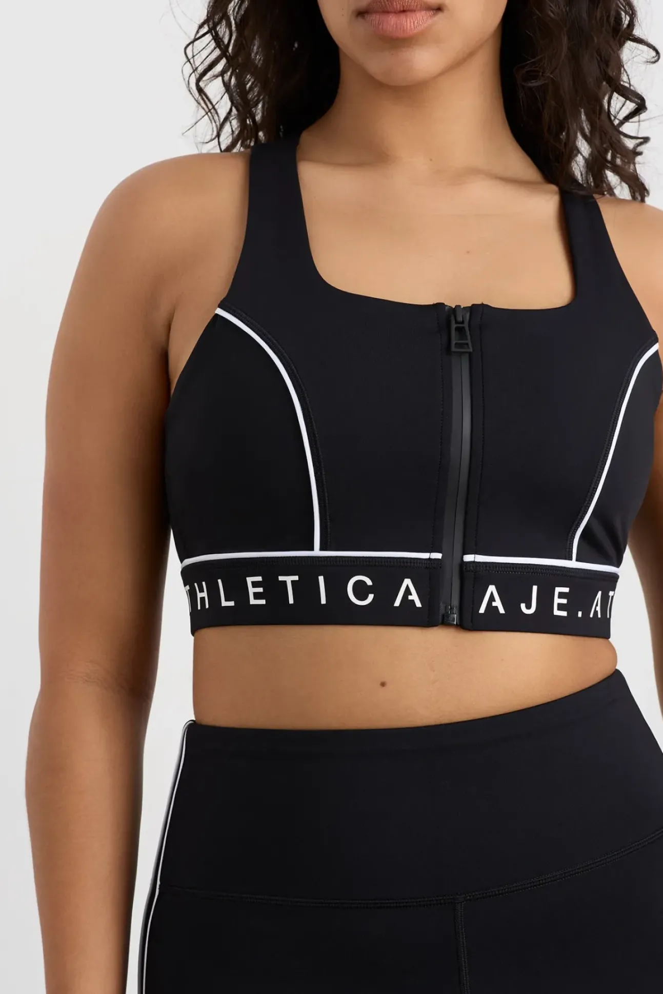 Zip Front Sports Bra 329