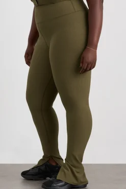 Zip Hem Full Length Legging 205