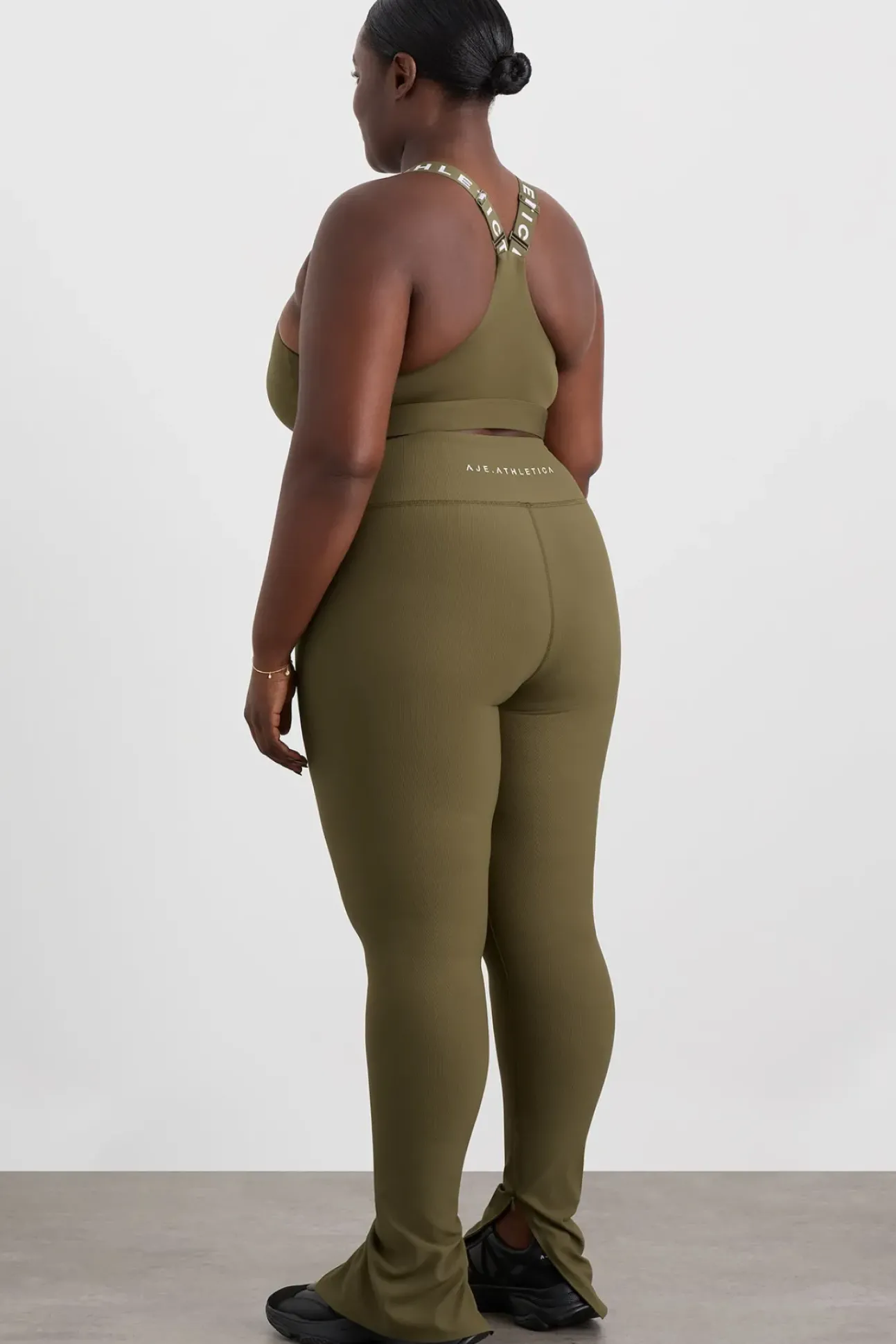 Zip Hem Full Length Legging 205