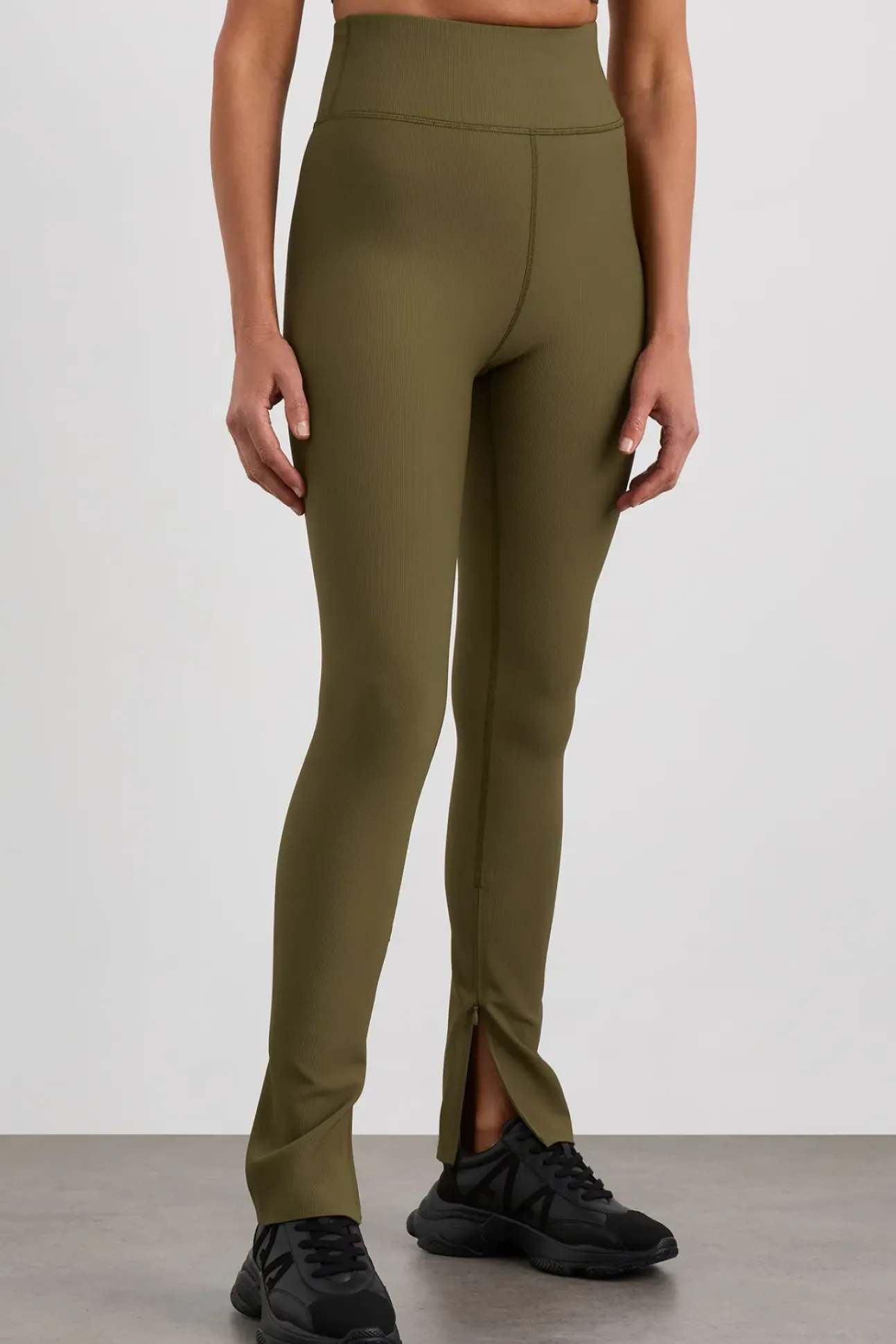 Zip Hem Full Length Legging 205