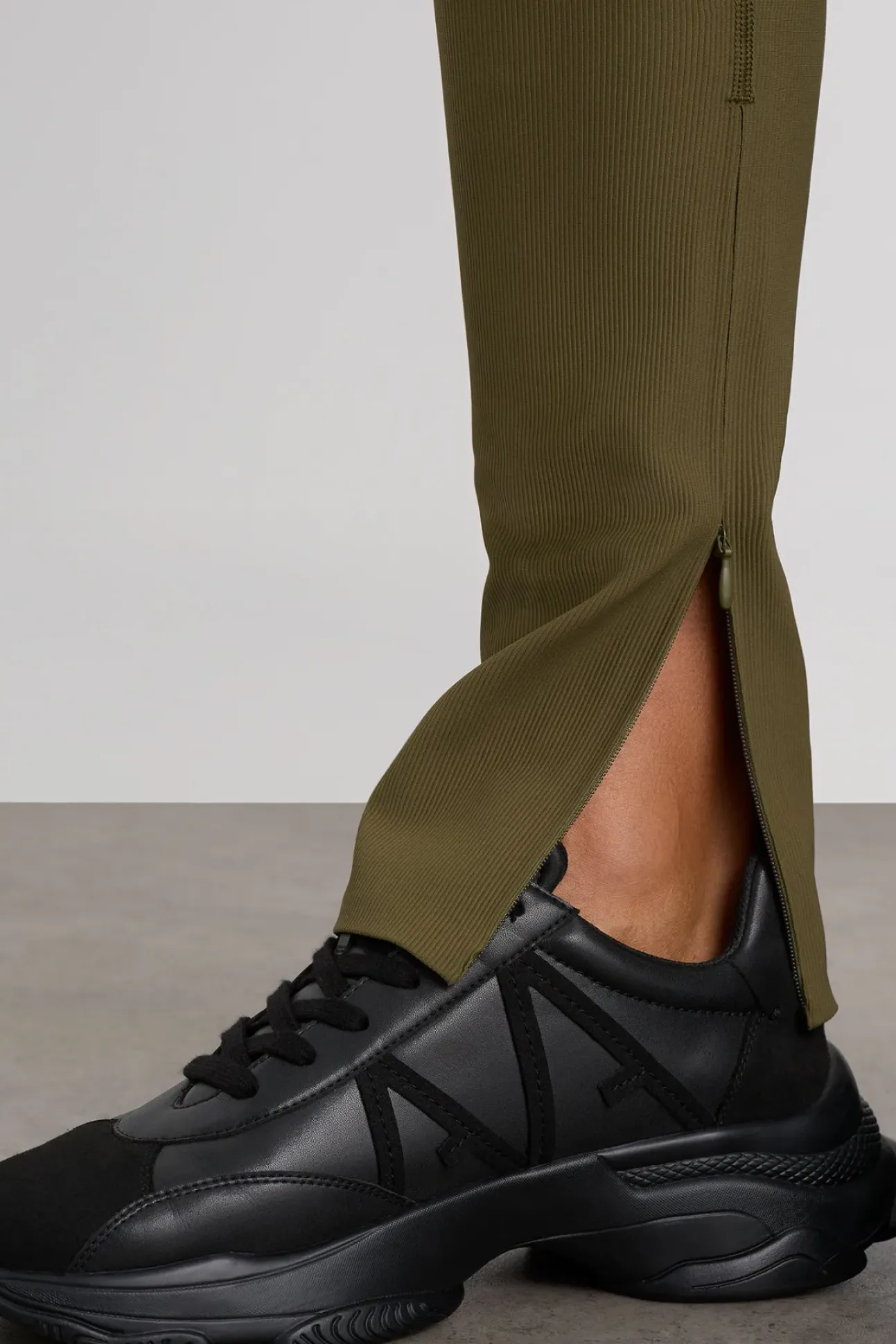 Zip Hem Full Length Legging 205