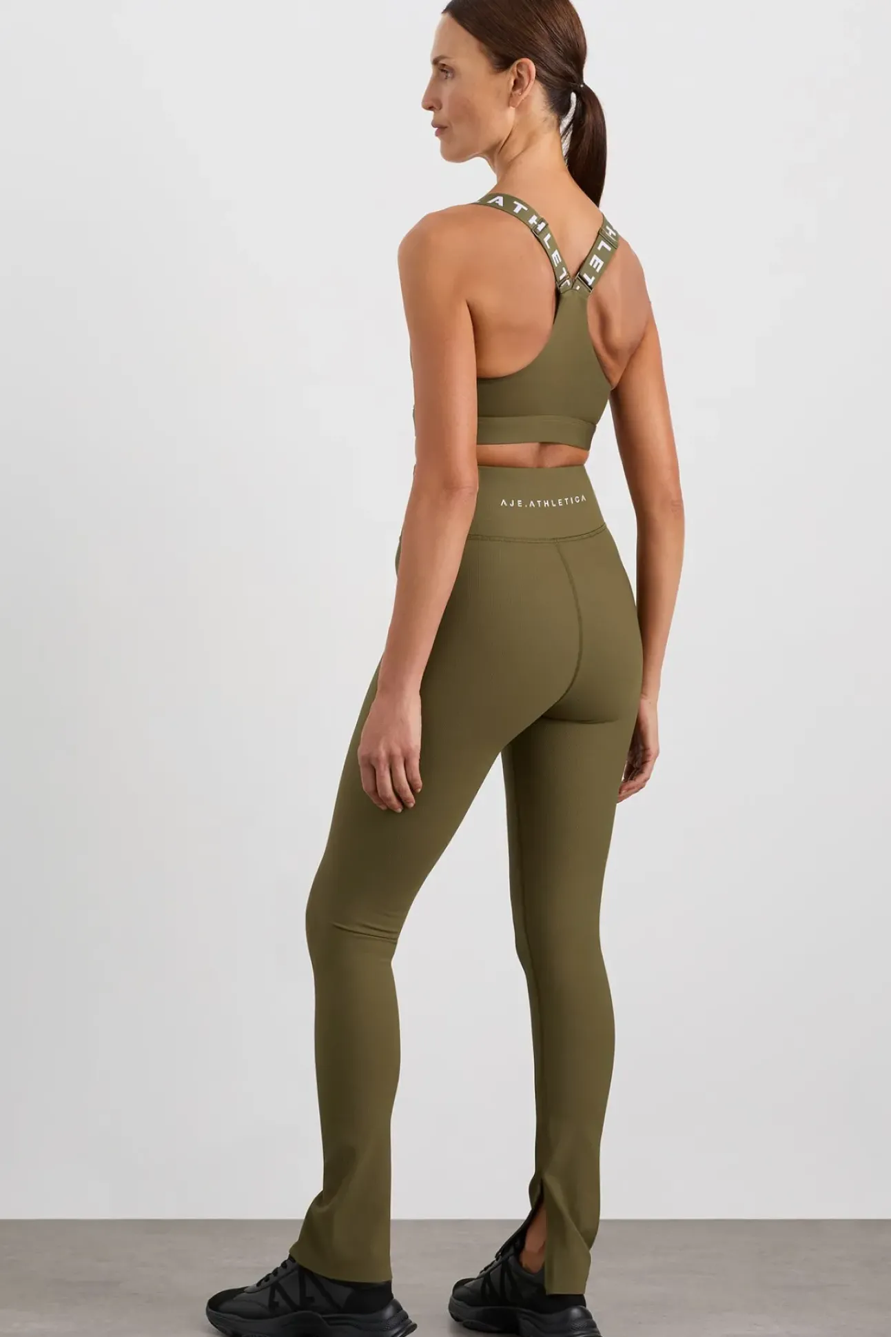 Zip Hem Full Length Legging 205