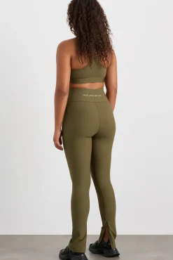 Zip Hem Full Length Legging 205