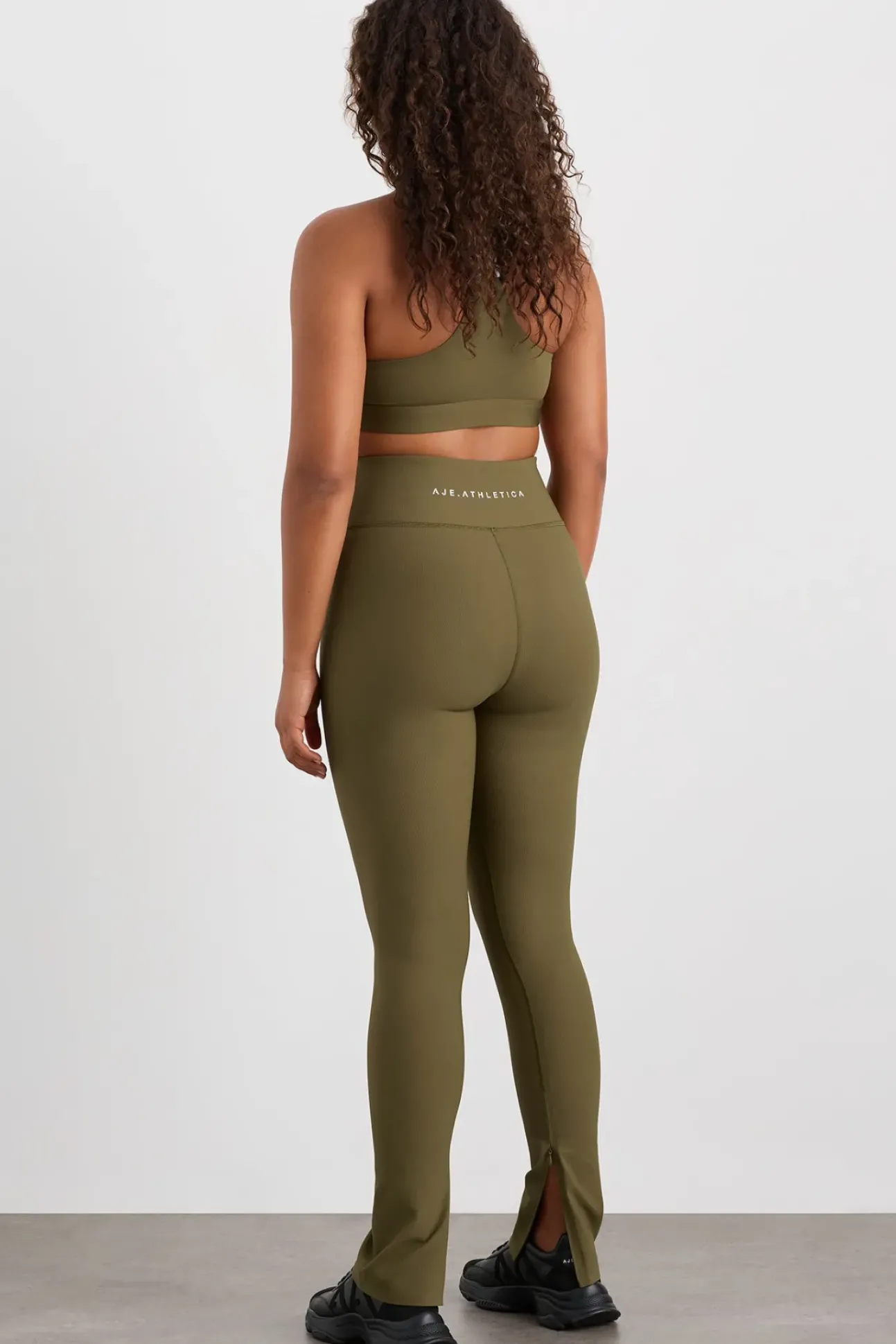 Zip Hem Full Length Legging 205